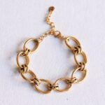 Gekoppelde ovale armband