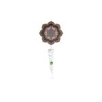 Windspinner, Spin Art, Flower Of Life Artist Crystal Tail, ACTFOL, totale lengte 60cm