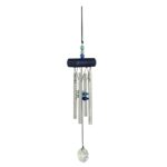 Windgong, Nature’s Melody, Gem Tunes met Kristal, Blauw, GTC11BL, ca 27cm.