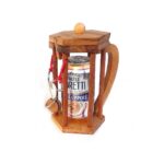 Logica Giochi Houten Breinbreker Blikjeshouderpuzzel, NFAB, 14x12x17cm