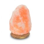 Himalaya Salt Dreams lamp himalaya zout houten voet - 42004- 18 cm hoog - oranje