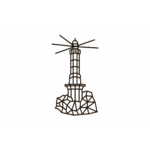 Eco Wood Art (EWA) Wandpuzzel Lighthouse, 1546, 50,5x87x0,7cm