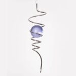 Spin Art, Spiral Tail, Paars/Purple, STSP0806, ca 27cm