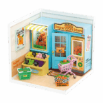 Robotime, DIY Huisje Super Store Daily VC Fruit Store, DW003, 16,3x16,3x15,2cm