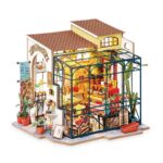 Robotime, DIY Huisje, Emily's Flower Shop, DG145, 22x19x21cm