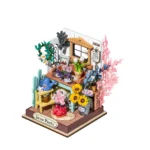 Robotime, DIY Huisje Dreaming Terrace Garden, DS030, 9x9x9,6cm
