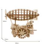 Robotime, Houten Puzzel 3D Airship, LK702, 30x21,5x25cm.