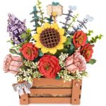 Robotime, DIY Houten Bloemenkistje/Wooden Bloom Box, TW02H, 28x14x28cm