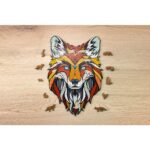 Eco Wood Art (EWA) Houten Legpuzzel, Fox, 1188, 40x28x0,5cm Kartonbox