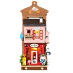 Robotime, DIY 3D Houten Modelbouwpakket, Sleutelrekje, Love Post Office, DS021, 14x4,7,30cm