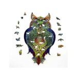 Logica Giochi Mandala Houten Legpuzzels Uil/ Owl, LG1764, 22,8x40cm