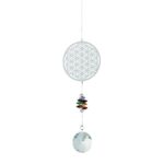 Windspinner, Nature's Melody, Magic Kristall Windspinner, Flower of Life, CSD16FL, ca 40 cm