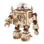 Robotime, Muziekdoos Hout DIY 3D Puzzel Orpheus, AM601, 15x9,2x18,5cm