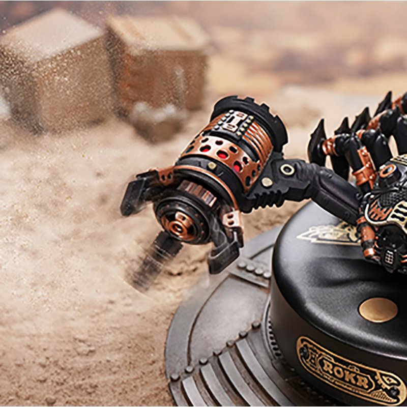 Robotime, 3D DIY Kunststof Bouwpakket Schorpioen/Scorpion, MI04, 17x13x11,5cm - Afbeelding 12