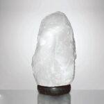 Himalaya Zoutlamp, Natuurlijke Vorm, LN21, Sneeuwwit, ca 2 á 3 kilo,