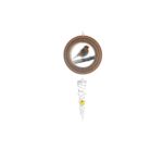 Windspinner, Spin Art, Roodborstje/Robin Artist Crystal Tail, ACTROB0800, totale lengte 60cm