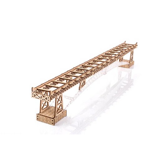 Veter Models 3D Modelbouwpakket, The Bridge, AKV-07 voor The Thunderstorm Express,45x6x3,7cm