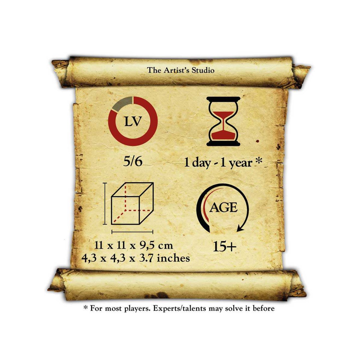 Breinbreker Artist's Workshop, Logica Giochi, LG754, 11x11x9,5cm - Afbeelding 6