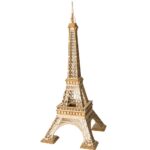 Robotime, 3D Houten Puzzel Eiffeltoren, TG501, 16,5x16,5x36,5cm