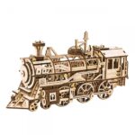 Robotime, 3D Houten Puzzel Locomotive, LK701, 37x12x18,5cm.