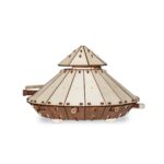 Eco Wood Art (EWA) 3D Mechanische Puzzel Da Vinci Tank 716 25,3x23,9x15,6cm