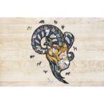 Eco Wood Art (EWA) Houten Legpuzzel Size M, Ram, 2345, 38,7x28,2x0,5cm
