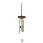 Windgong, Nature’s Melody, Gem Tunes met Kristal, Amber, GTC11AM, ca 27cm.