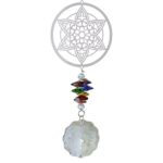 Windspinner, Nature's Melody, Magic Kristall Windspinner, Mandala, CSD16MD, ca 40 cm