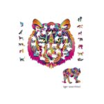 Logica Giochi Mandala Houten Legpuzzel Tijger/ Tiger, 26,9x28 cm