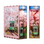 Tonecheer, DIY Book Nook, Sakura's Travel Bookend, TQ119, 18x8x24,5cm