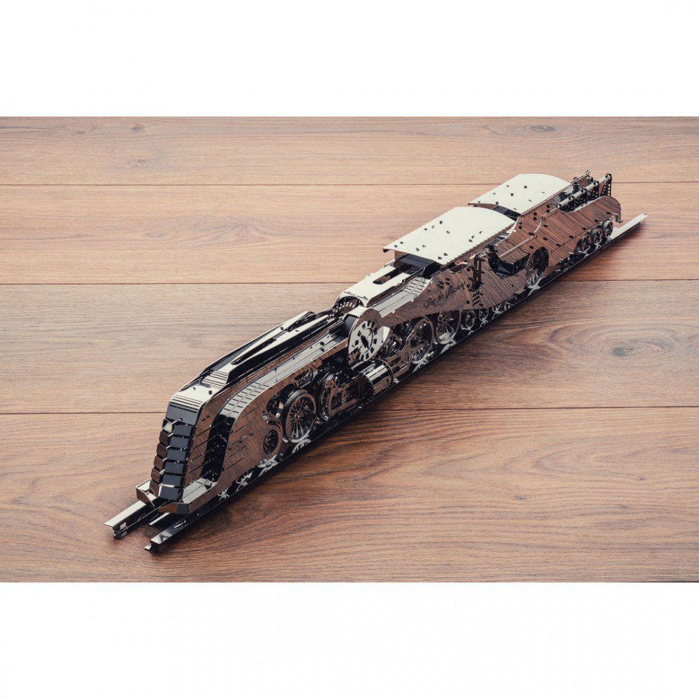 3D Metalen Bouwpakket, Dazzling Steamliner, Time for Machine, T4M38017, 51,7x7,1x6,2cm - Afbeelding 12