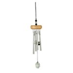 Windgong, Nature’s Melody, Gem Tunes met Kristal, Naturel, GTC11GY, ca 27cm.