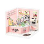 Robotime, DIY Huisje Super Store Double Joy Bubble Tea, DW006, 16,3x16,3x15,2cm