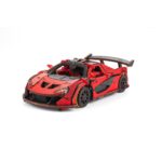 Eco Wood Art (EWA) DIY 3D Mechanical Model Racing Car Red, 4073, 21x9,5x5,7cm