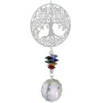 Windspinner, Nature's Melody, Magic Kristall Windspinner, Tree of Life, CSD16TL, ca 40 cm