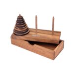 Logica Giochi Houten Toren van Hanoi, LG299, 8,5x21,5x4cm