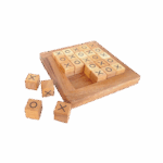 Logica Giochi Houten (reis) Bordspel Tic Tac Toe 5D, LG873, 14x14x2,5cm