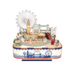 Tonecheer, Muziekdoosje, DIY 3D Houten Puzzel, London, TQ066, 14x14x14,5cm