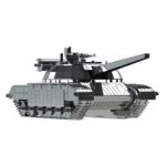 Metal Time 3D Metalen Bouwpakket Tank T-64B, MT059, 11,6x3,5x4,4cm