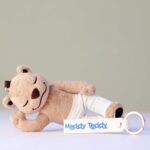 Meddy Teddy Sleutelhanger, Wit, 19cm excl koord, w20-ws