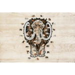 Eco Wood Art (EWA) Houten Legpuzzel Mammoet/ Mastodon, 2505, 38,7x28,6x0,5cm Kartonbox