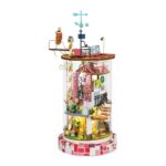 Poppenhuisje DIY Bloomy House, Robotime, DS002 12x14x28cm