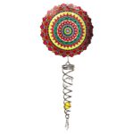 Windspinner, Spin Art, Mandala Mexico Artist Crystal Tale, ACTMEX0800, totale lengte ca 60cm