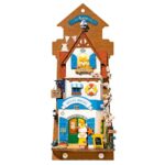 Robotime, DIY Sleutelrekje Island Dream Villa met LED verlichting, DS022, 12x8x30cm