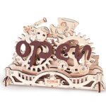 Robotime, 3D DIY Houten Bouwpakket Open Closed Sign, LK506, 23x1,5x15,5cm