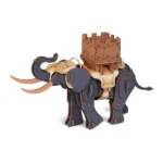 Houten Puzzel 3D Warrior Olifant/ Elephant, Robotime, TWA02, 22,5x16,5x11cm