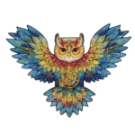 Houten Legpuzzel, Rowood, Paradise, Owl, TA004, 36,8x27,5cm