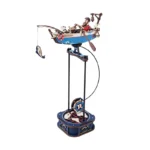 Robotime, 3D Houten Puzzel, Fisher DIY Pendulum, MCD02,18,5x17,5x33,5cm