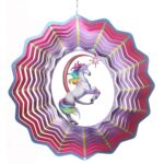 Windspinner, Spin Art, Eenhoorn/ Unicorn, 12UNI307, Ø 30cm