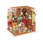 Robotime, DIY Huisje, Sam's Study, DG102, 22.5x18.5x19cm.